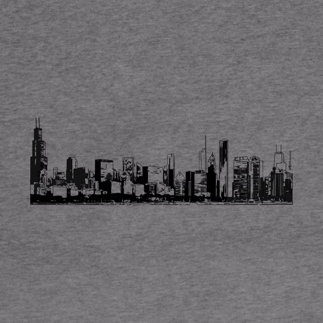 Chicago Skyline by BigBridgeStudios